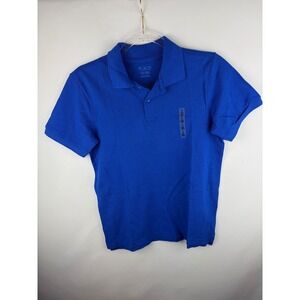 The Children's Place Polo Shirt Royal Blue Short Sleeve Boys Large 10/12 Preppy